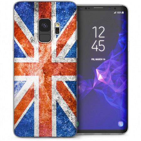 Caseflex szilikon tok Retro UK Flag Samsung Galaxy S9