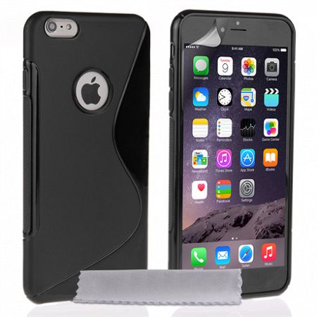 Caseflex szilikon tok S-Line Gel iPhone 6/6s Plus Fekete