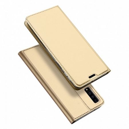 DUX DUCIS Skin Pro bőrtok Samsung Galaxy A7 2018 A750, arany
