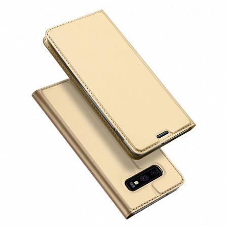 DUX DUCIS Skin Pro bőrtok Samsung Galaxy S10e, arany
