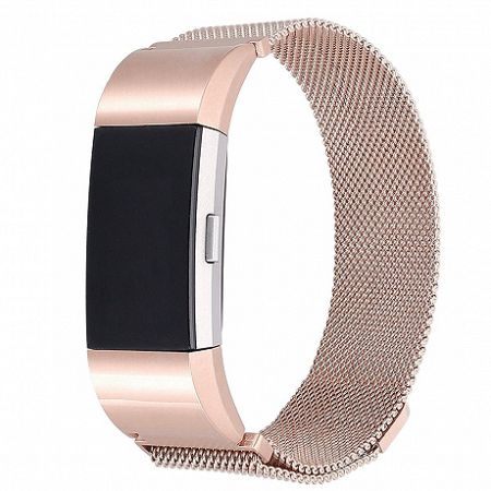 Fitbit Charge 2 Milanese (Small) szíj, Rose Gold