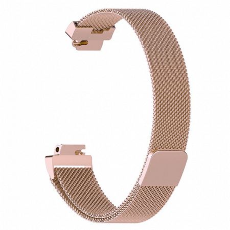 Fitbit Inspire Milanese (Large) szíj, Rose Gold