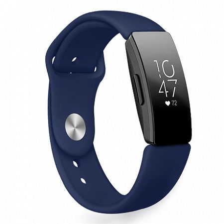 Fitbit Inspire Silicone (Large) szíj, Dark Blue