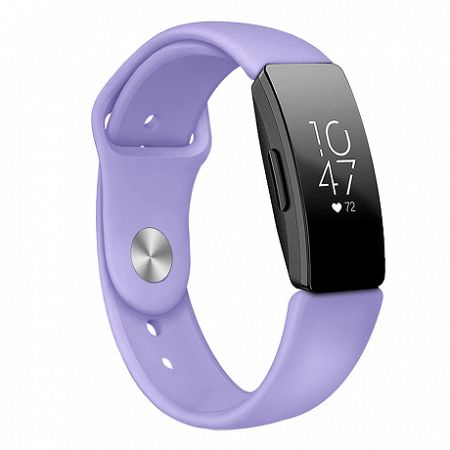 Fitbit Inspire Silicone (Large) szíj, Light Purple