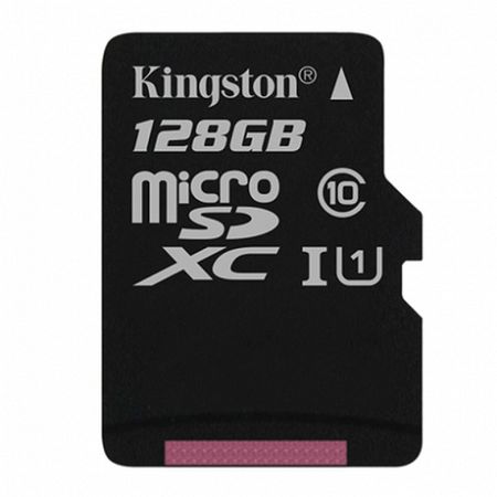 Kingston Canvas SeIect microSDXC 128GB UHS-I U1 Class 10 (SDCS/128GBSP)