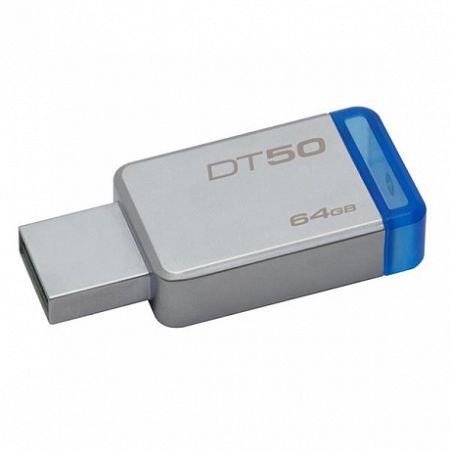 Kingston DataTraveler 50 64GB USB 3.1, fém kék (DT50/64GB)