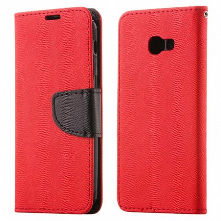 Könyv bőrtok Elegant Fancy Samsung Galaxy A3 2017 Piros