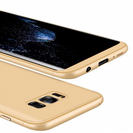 Műanyag tok 360 Full Body Samsung Galaxy S8 Plus Arany