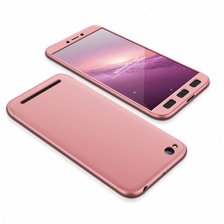 Műanyag tok 360 Full Body Xiaomi Redmi 5A Rózsaszín