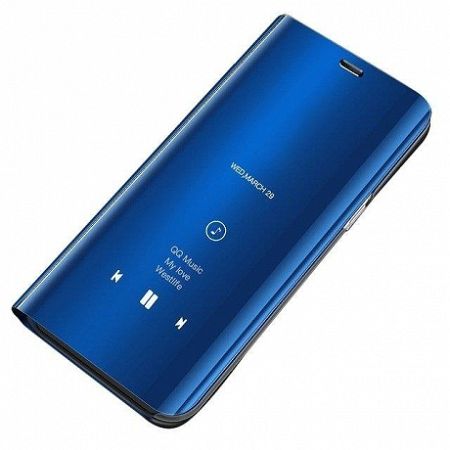 MG Clear View könyv tok Samsung Galaxy A40, kék