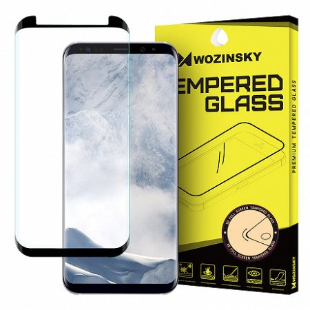 MG kijelzővédő üveg 3D Samsung Galaxy S8 Plus Fekete