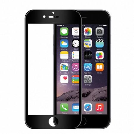 MG kijelzővédő üveg 9H iPhone 6/6s Fekete