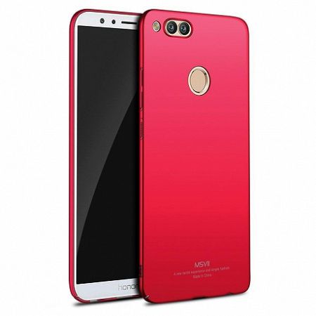 MSVII műanyag tok Simple Ultra-Thin Huawei Honor 7X Piros