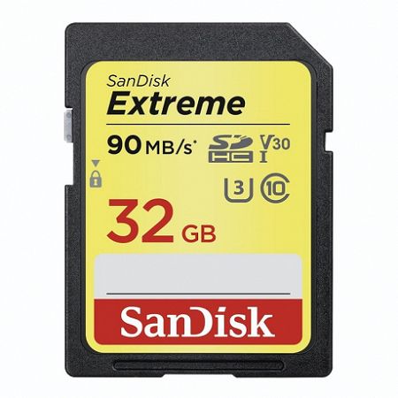 SanDisk SDHC Extreme 32GB C10/U3/V30 (SDSDXVE-032G-GNCIN)