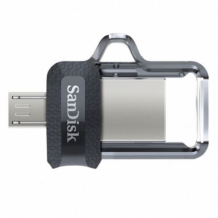 SanDisk Ultra Dual 128GB USB 3.0, fekete (SDDD3-128G-G46)