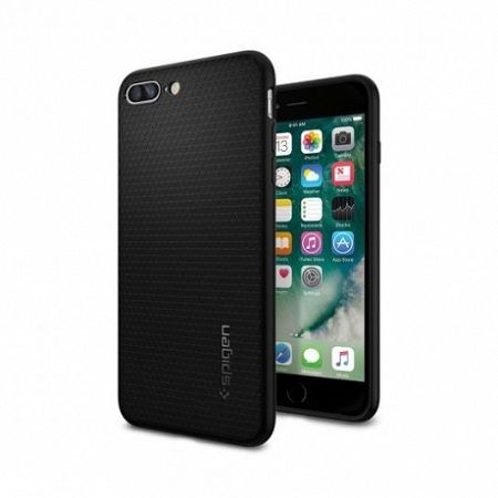 Spigen szilikon tok Liquid Air iPhone 7/8 Plus, fekete (043CS20525)