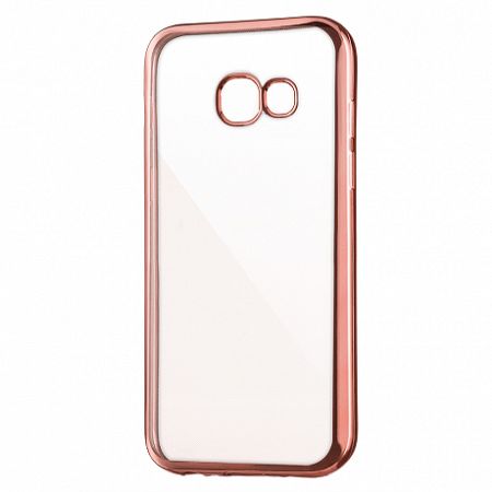 Szilikon tok Metalic Slim Samsung Galaxy A3 2017 Rózsaszín