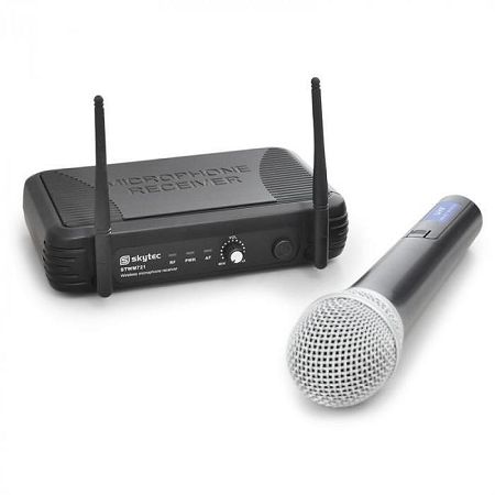 UHF rádió mikrofon szett Skytec STWM721, 1csatornás, 1mic