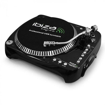 USB SD Ibiza Free Vinyl lemezlejátszó komprimáló funkcióval