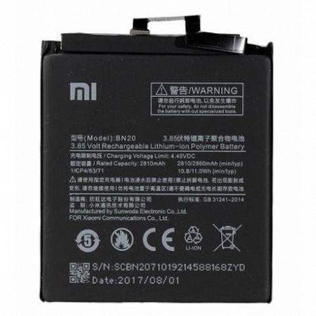 Xiaomi BN20 Li-Ion akkumulátor 2850 mAh, Xiaomi Mi 5C, bulk