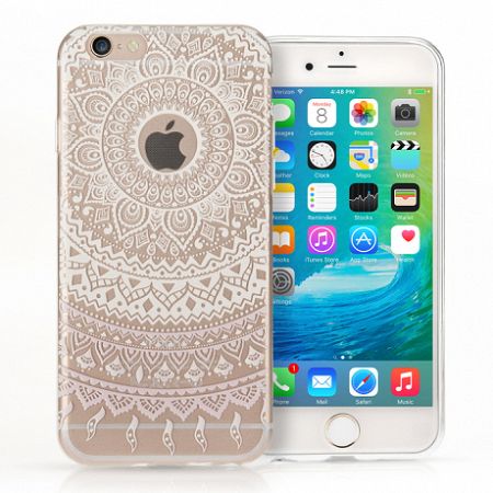 YouSave műanyag tok TPU Patterned Gel iPhone 6/6s Fehér