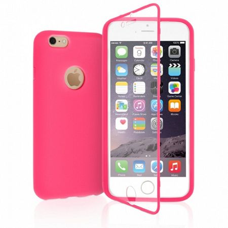 YouSave szilikon tok TPU Silicone Wallet iPhone 6/6s rózsaszín